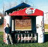 Sports Radio Kiosk Booth Tent Inflatable