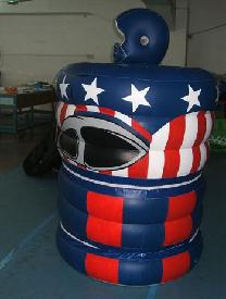 Football Player Inflatable Bumper Toy