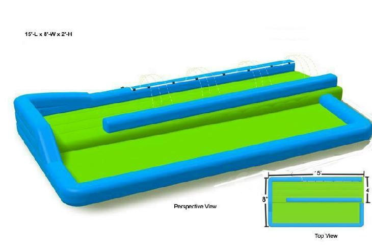 Tiny Tot Kiddie Water Slide Splish Splash Wading Pool SlipNSlide